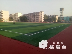 广西宾阳高中人造草坪运动场竣工
