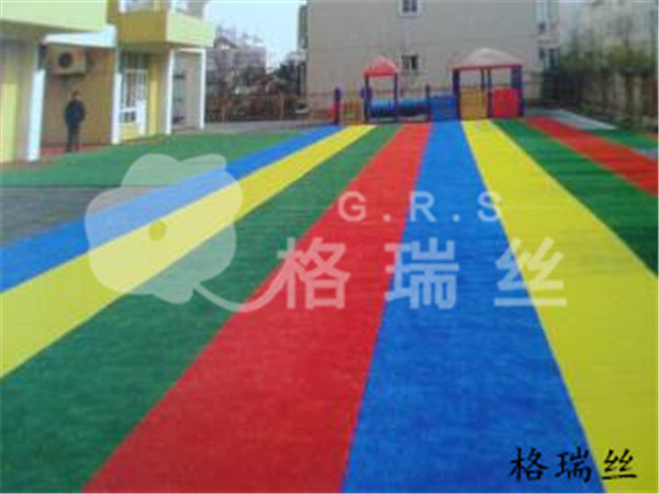 五色彩虹跑道
